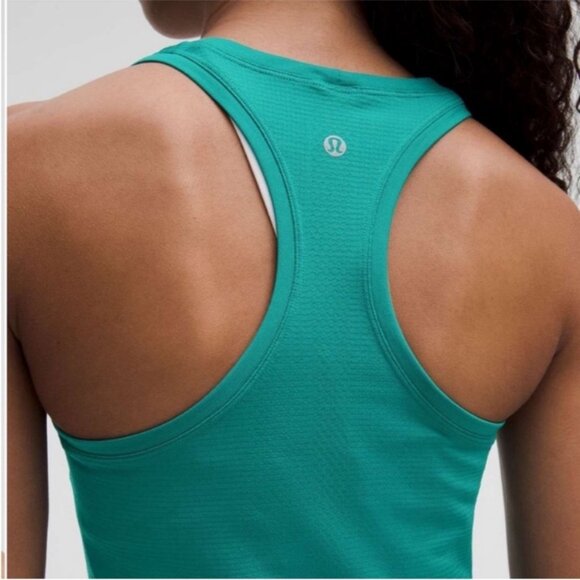 Lululemon NWT Swiftly Tech Racerback Tank Top 2.0 *Waist Length Sonic Teal - Picture 5 of 11